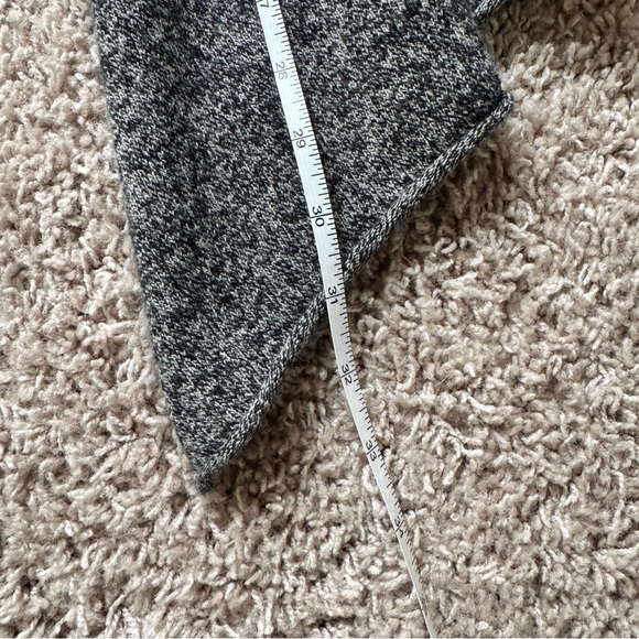 Dark Grey Open Cardigan Wrap Sweater – No Size Tags, Fits Like Women’s Medium - Picture 9 of 10